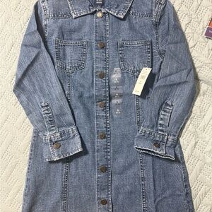 GAP Kids Casual Denim Dress - Blue